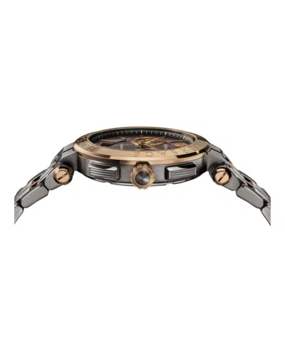 Versace Aion Chrono Bracelet Watch In Metallic