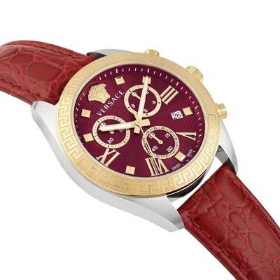 Versace 40mm Tte Red Dial Red Strap