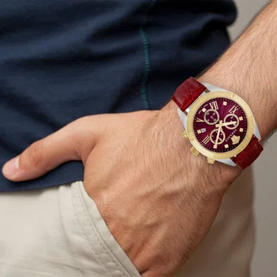 Versace 40mm Tte Red Dial Red Strap