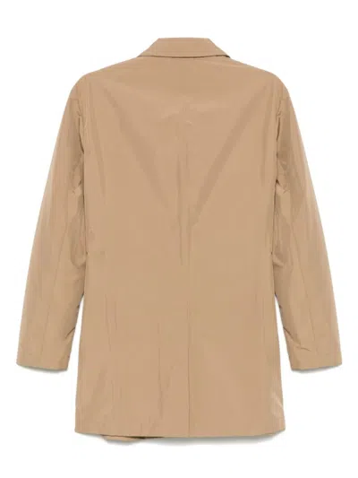 Paltò Sand Brown Trench Coat In Brown