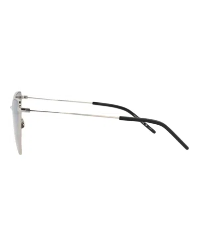 Saint Laurent Cat Eye-frame Metal Sunglasses