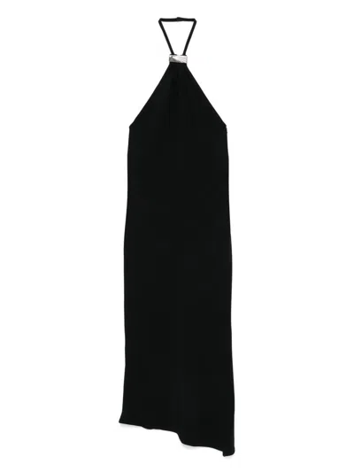 Attico Halterneck Low-back Midi Dress