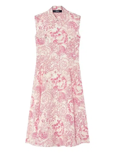 Versace Mini Underwater Barocco Hemdkleid
