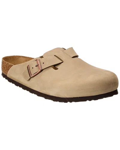 Birkenstock Round Head Logo Muller Shoes In Neutral