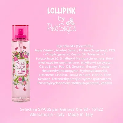 Aquolina Ladies Pink Sugar Lollipink Body Mist 8 oz Fragrances 8054609783736