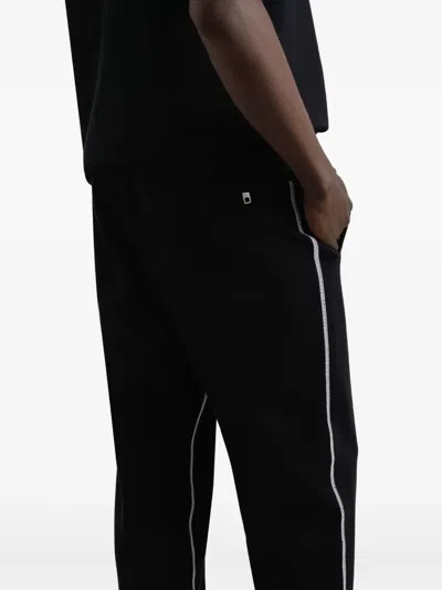 Dolce & Gabbana Jersey Trousers With Print And Embroidery In Black