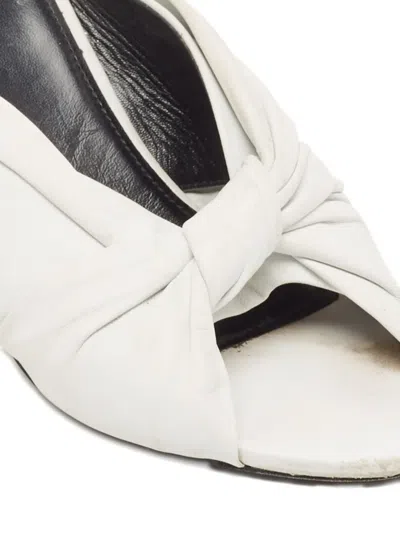 Pre-owned Balenciaga 90mm Leather Knot-detail Sandals