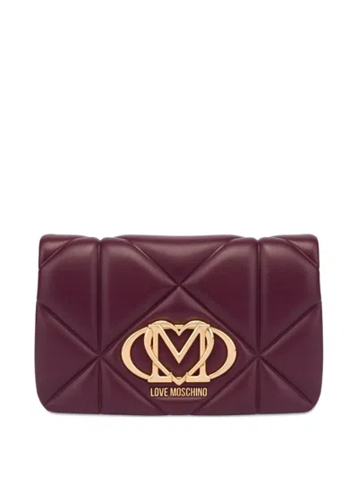 Love Moschino Logo-plaque Clutch Bag