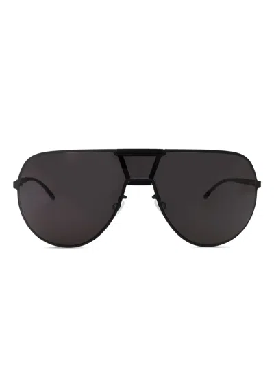 Mykita X Rimowa Shield-frame Sunglasses In Black
