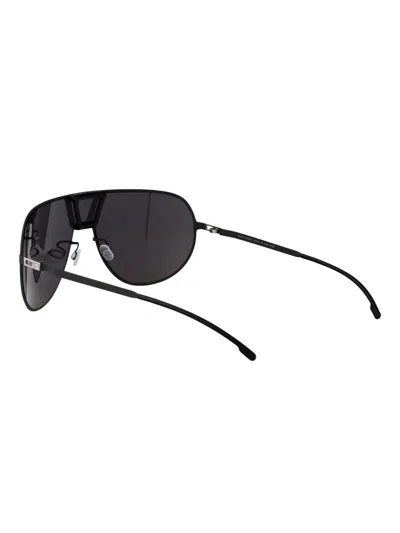 Mykita X Rimowa Shield-frame Sunglasses In Black