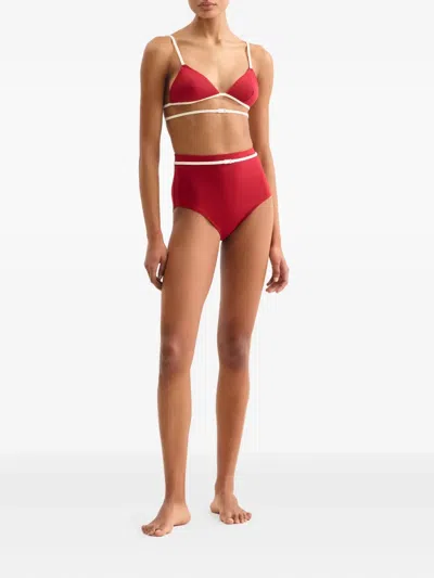 Eres Karen Bikini Top In Red