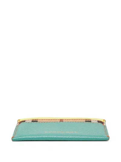 Pre-owned Burberry Check-pattern Card Holder