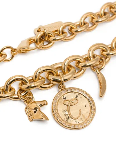 Chloé Charms Chain-link Bracelet In Gold