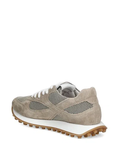 Kennel & Schmenger Suede Mesh Sneakers In Gold