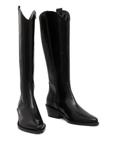 Kennel & Schmenger Bronco Leather Boots In Black