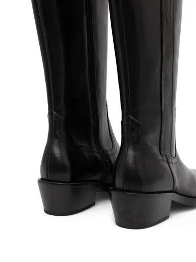 Kennel & Schmenger Bronco Leather Boots In Black