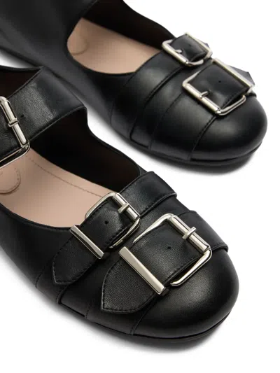 Simone Rocha Double-buckle Ballet Flats