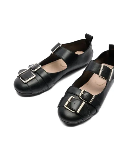Simone Rocha Double-buckle Ballet Flats