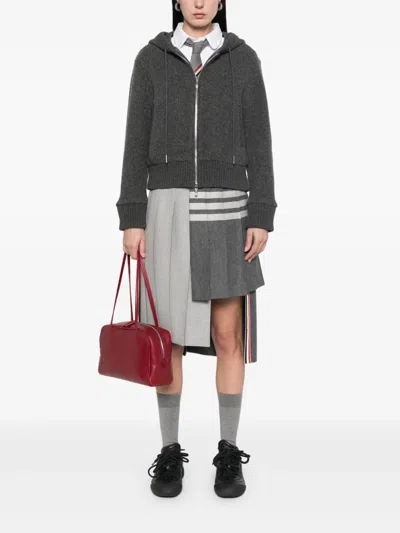 Thom Browne Zip-up Wool Hoodie