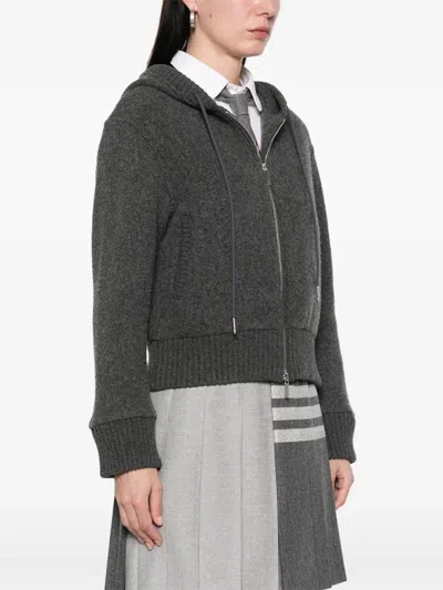 Thom Browne Zip-up Wool Hoodie