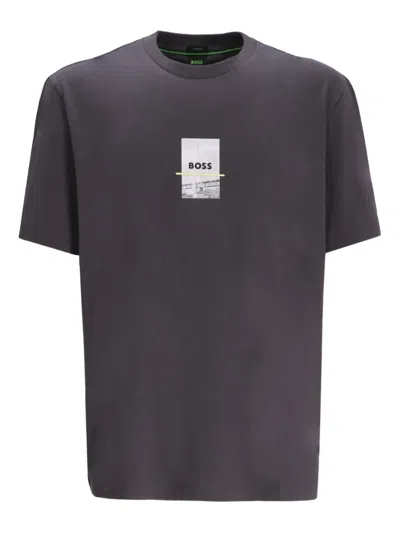 Hugo Boss Boss T-shirts In Brown