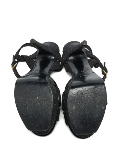 Pre-owned Saint Laurent 140mm Tribute Sandals