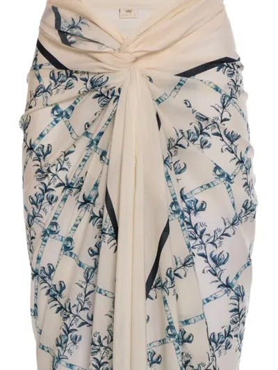 Agua By Agua Bendita Lavanda Gloriosa Midi Pareo In Multi