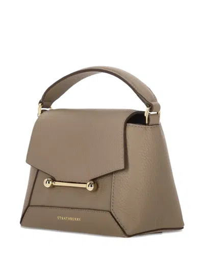 Strathberry Brown Tote Bags In Brown