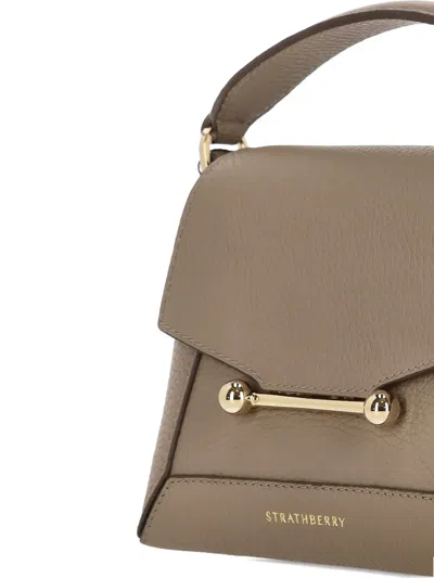Strathberry Brown Tote Bags In Brown