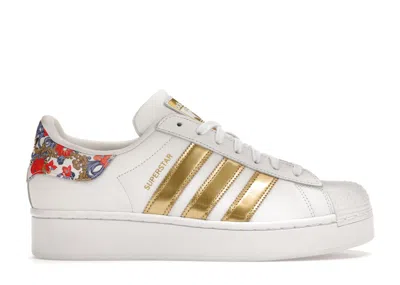 Pre-owned Adidas Originals Superstar Bold Her Studio London Floral (women's) Sneakers In Cloud White