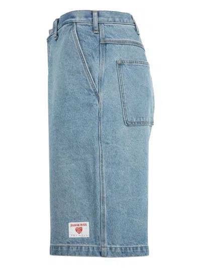 Human Made Denim Painter Shorts In Blue