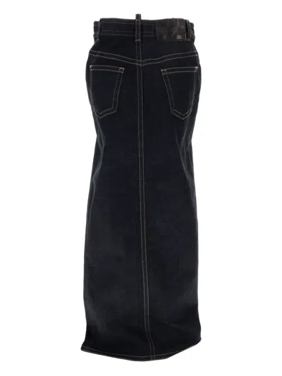 Dsquared2 Denim Midi Skirt
