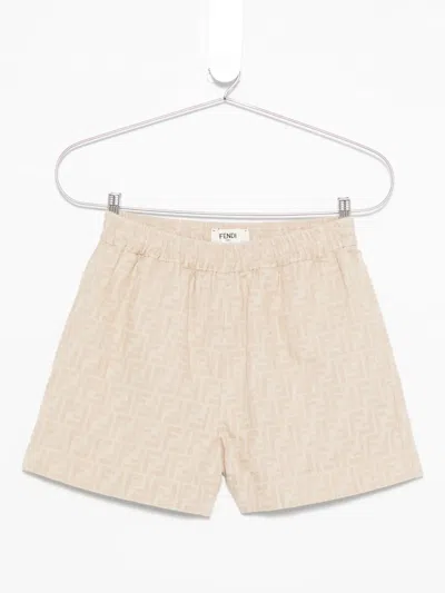 Fendi Ff Chambray Shorts