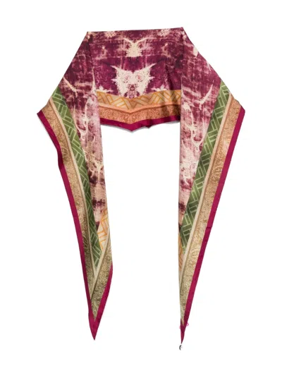 Pierre-louis Mascia Pierre Louis Mascia Printed Silk Foulard In Multi