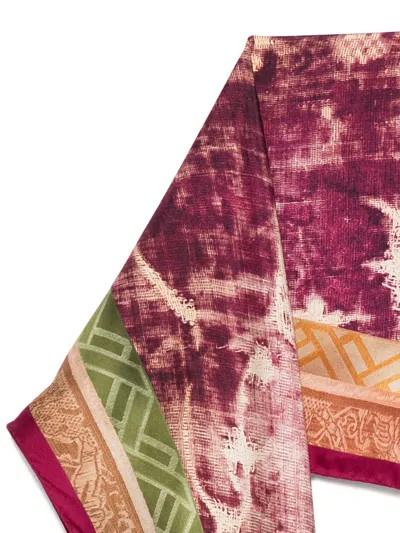 Pierre-louis Mascia Pierre Louis Mascia Printed Silk Foulard In Multi
