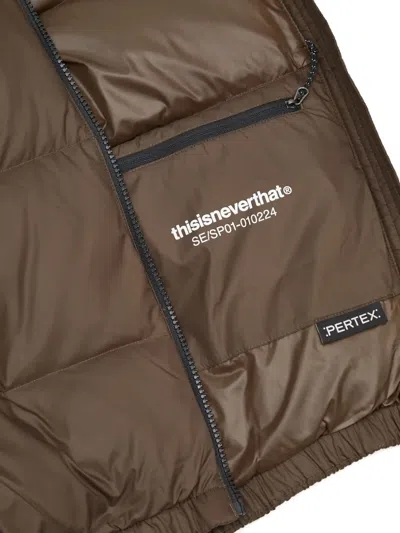 This Is Never That Logo-print Padded Jacket