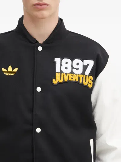 Adidas Originals Juventus Vrct Bomber Jacket In Black