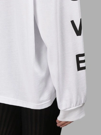 Shop Alyx White Love Hoodie