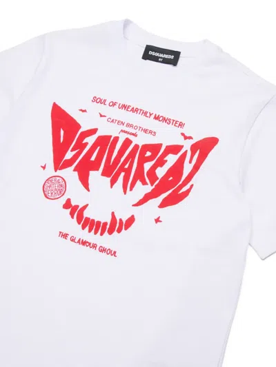 Dsquared2 Logo-print T-shirt In White