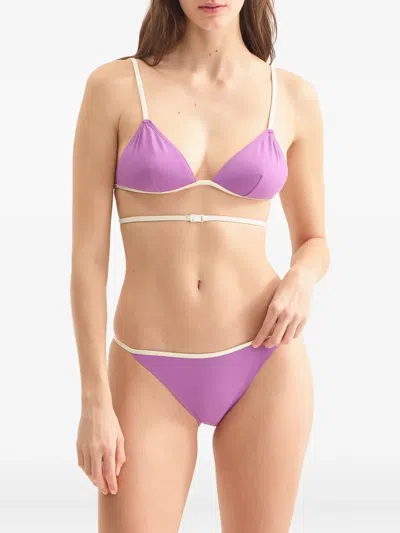 Eres Karen Bikini Top In Purple