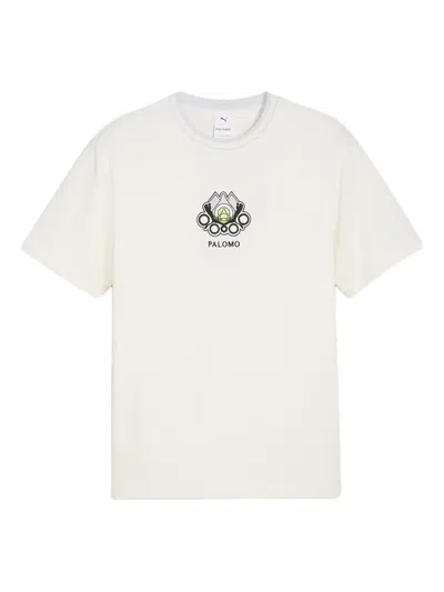 Puma Palomo Graphic-design T-shirt In White