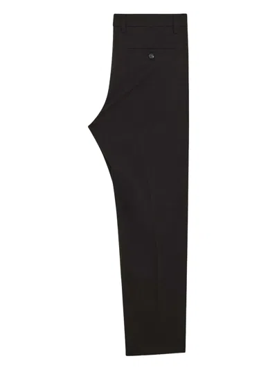Patrizia Pepe Pleated-detail Trousers In Black