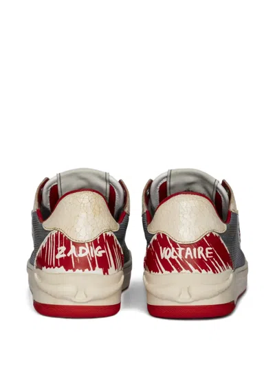 Zadig & Voltaire Fly Wings Sneakers In Neutral