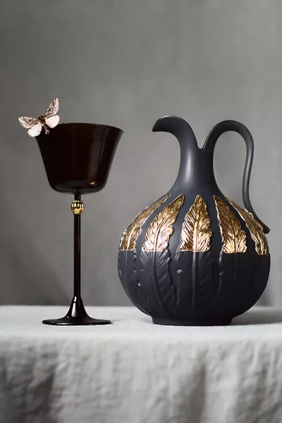 Catherine Martin Midnight Creatures Glazed Stoneware Jug