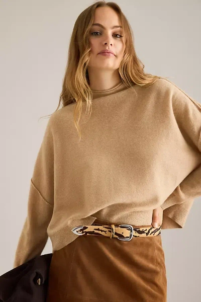 Pilcro Alani Cashmere Mock Neck Jumper
