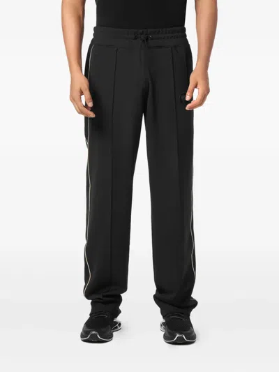 Plein Sport Logo-patch Track Pants In Black