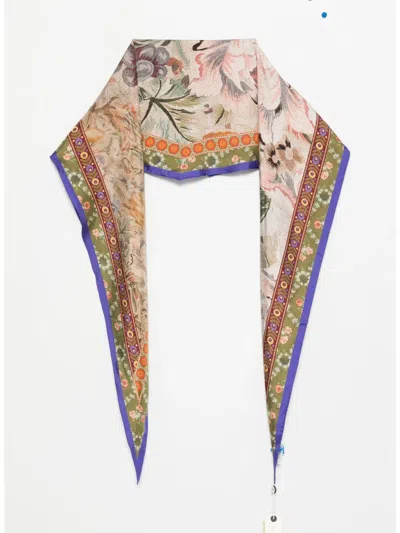 Pierre-louis Mascia Pierre Louis Mascia Printed Silk Foulard In Multi