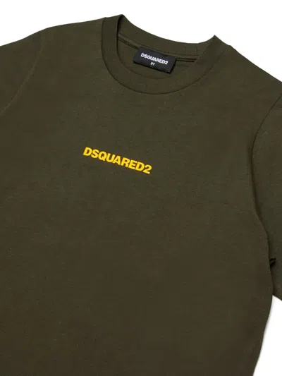 Dsquared2 Kids T-shirt With Logo In Green