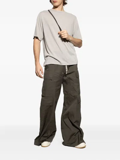 Rick Owens Short-sleeve Crew-neck T-shirt In Neutral