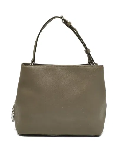 Pre-owned Dkny Vintage Leather Satchel Bag